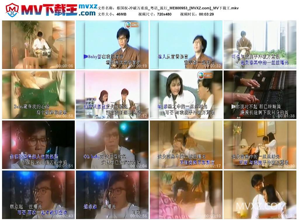 蔡国权-冲破万重浪_粤语_流行_ME800953